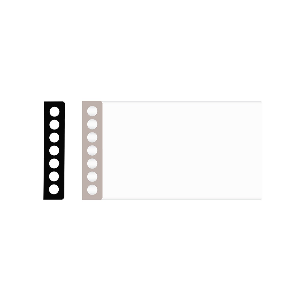 5/8-inch x 3-inch x 8 ft.  Primed Paintable PVC Door and Window Casing Trim Moulding