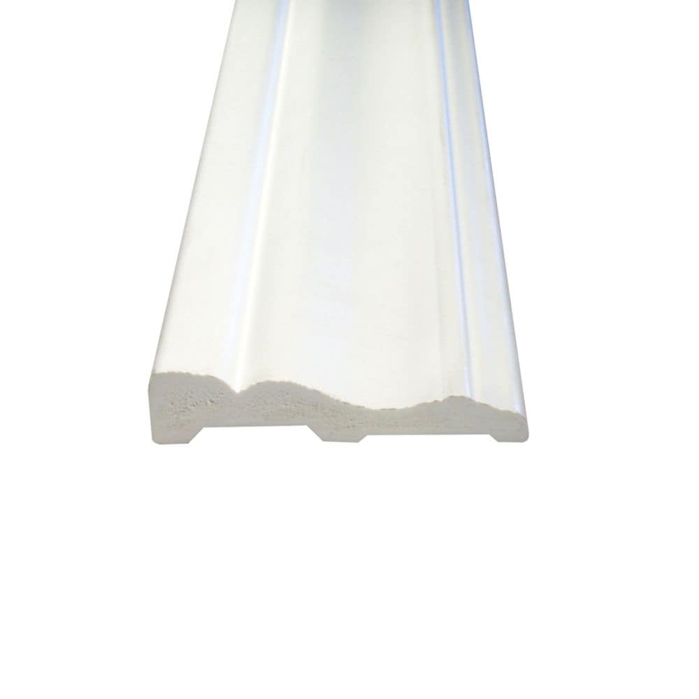 5/8-inch x 2-3/4-inch x 85-inch Primed Paintable PVC Door and Window Casing Trim Moulding