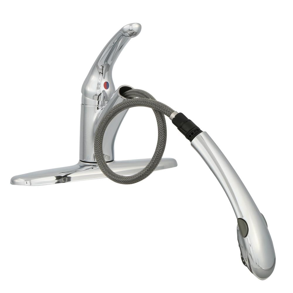 Signature Single-Handle Pull-Out Sprayer Kitchen Faucet In Chrome