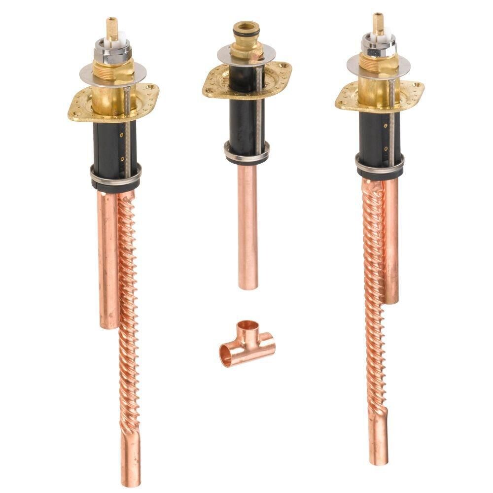 Valve brute de baignoire romaine