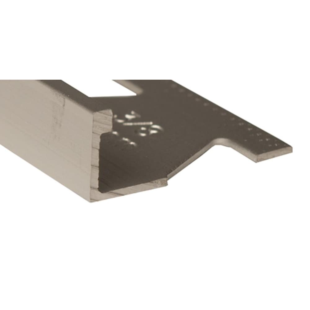Flat Tile Edge - Mill Finish (MIL) - 3/8 in. (10 mm) x 8 ft.
