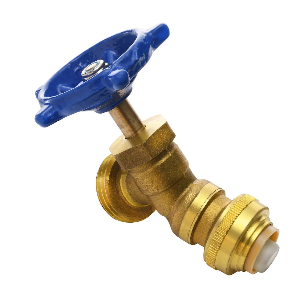 1/2" Push Fit x 3/4" MHT Push'N'Connect Brass Sediment Valve