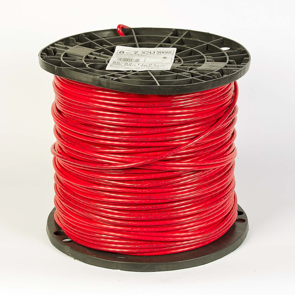 Fil électrique 6/7 RW90 SimPull - Rouge (coupé au mètre)