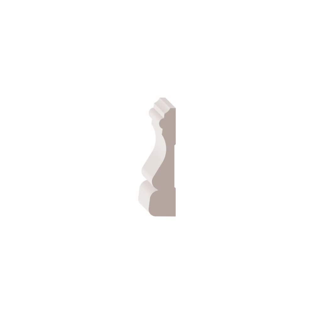 5/8-inch x 2 1/2-inch Colonial LDF Primed Fibreboard Casing