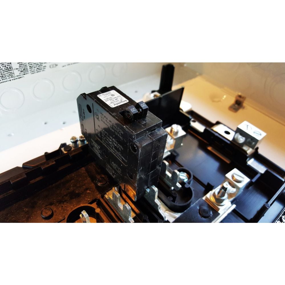 Disjoncteur enfichable unipolaire Homeline Tandem 20-20 A
