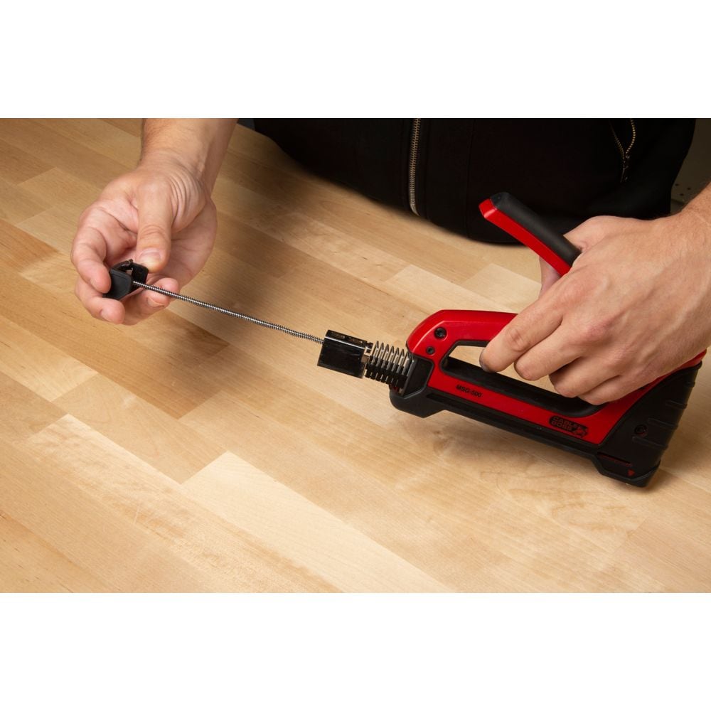 1/2 in. CableBoss Plastic and Metal Staples,  Black (200-Pack)
