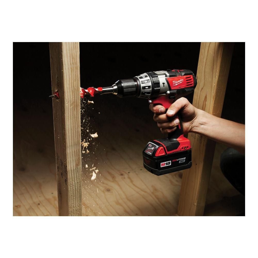 M18 18V Lithium-Ion Cordless Combo Tool Kit (4-Tool) with (2) 3.0Ah Batteries, Charger, Tool Bag