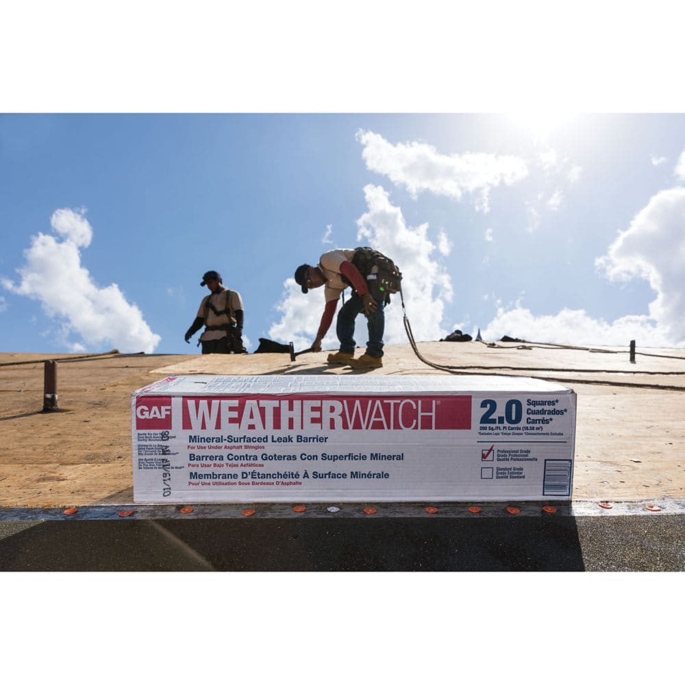 WeatherWatch 200 sq. ft. Mineral-Surfaced Peel and Stick Roof Leak Barrier Roll