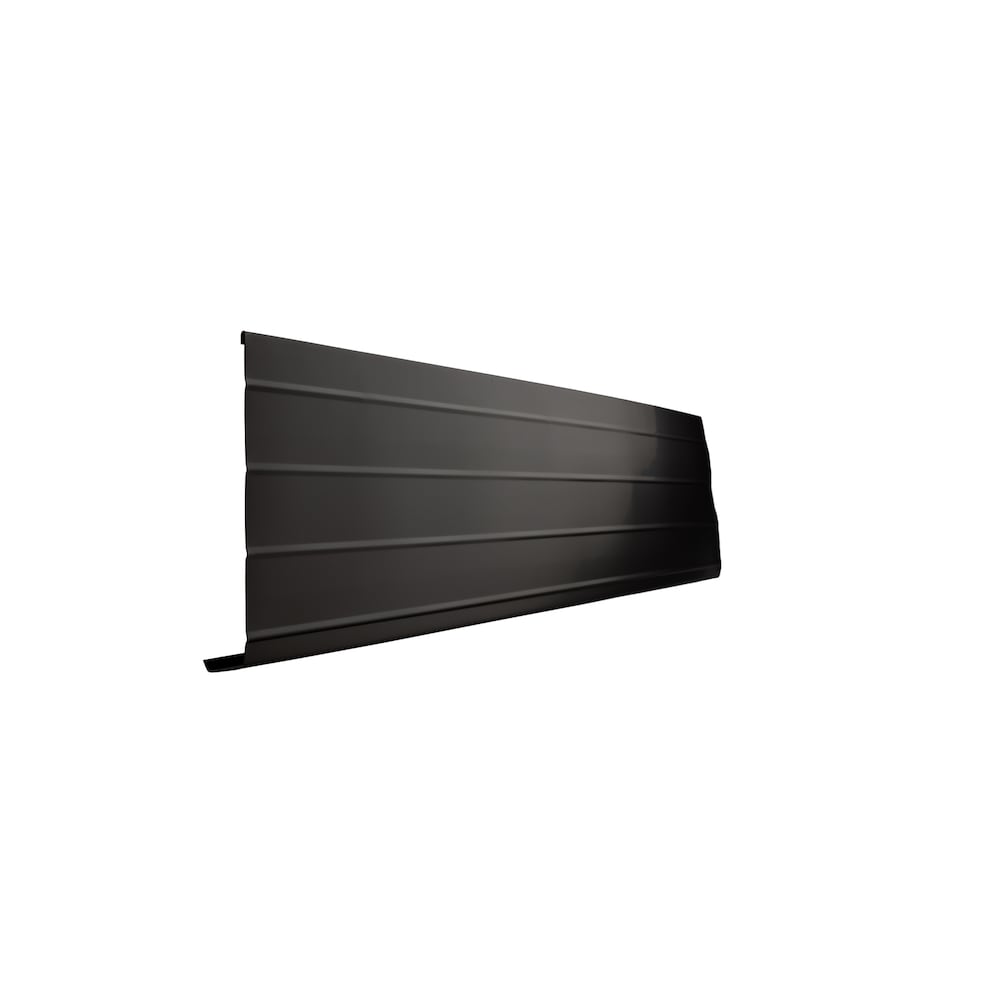 Façade en aluminium noire de 10 pi L x 8 po l x 1 po H