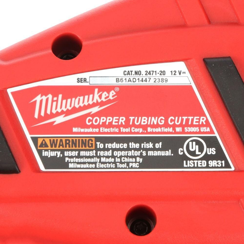 M12 12V Lithium-Ion Cordless Copper Tubing Cutter (Tool Only)