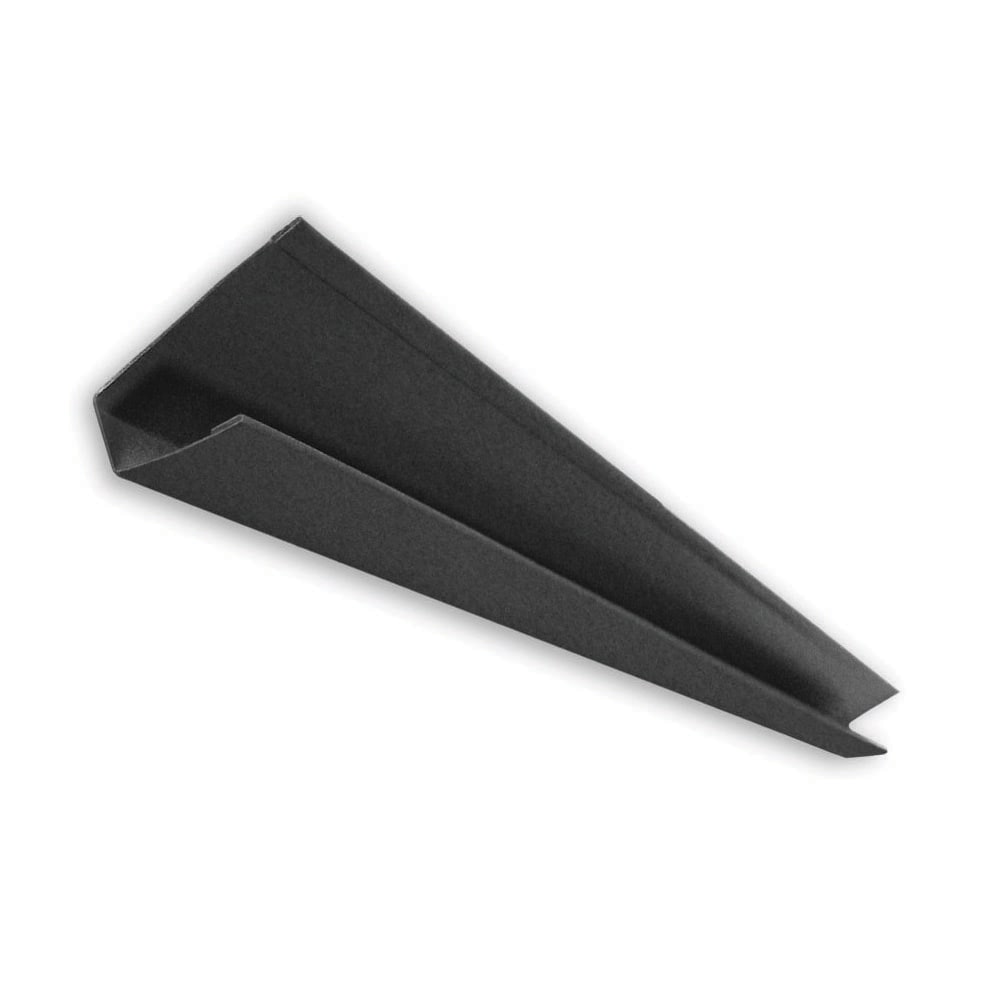 10 ft. L x 1 1/2-inch W Aluminum J-Trim in Black