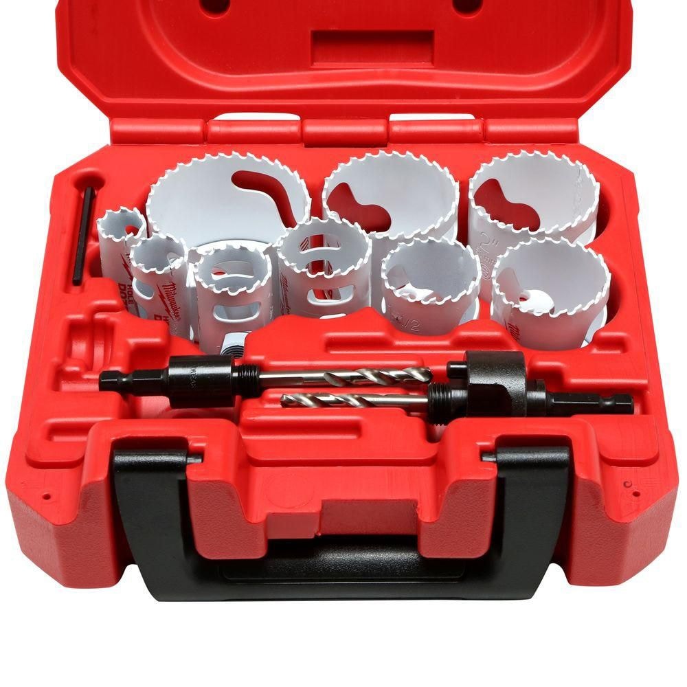 Ensemble de scies-cloches bimétalliques à usage général Hole Dozer (13 pièces)