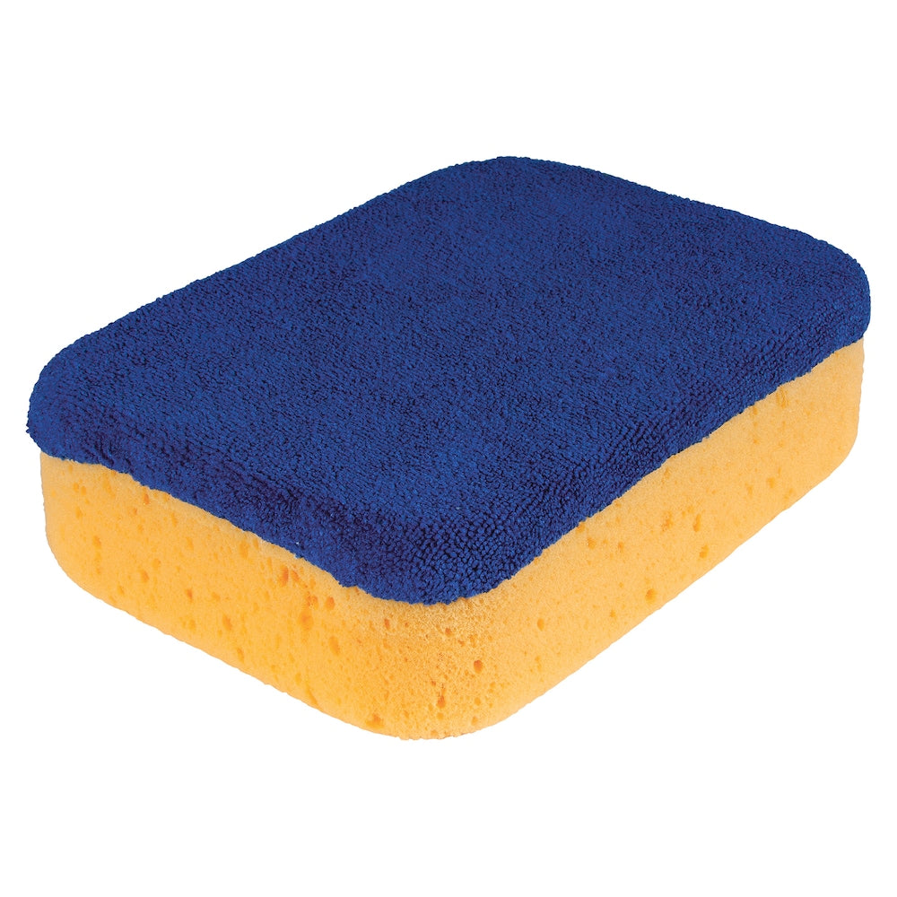 7 in. x 5.5 in. x 2 in. Microfiber Polishing Sponge for Grouting, Cleaning and Washing