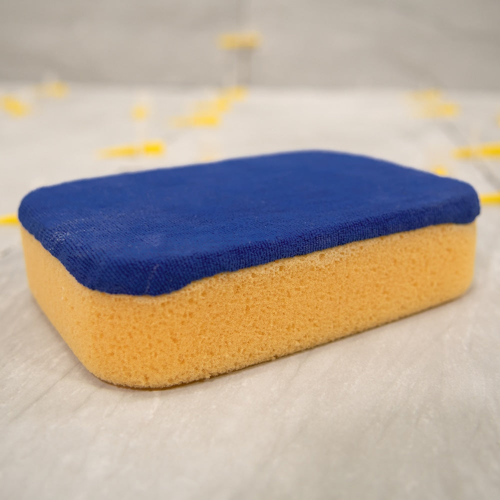 7 in. x 5.5 in. x 2 in. Microfiber Polishing Sponge for Grouting, Cleaning and Washing