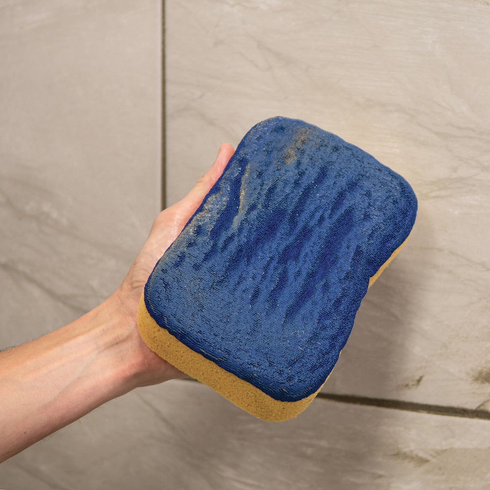 7 in. x 5.5 in. x 2 in. Microfiber Polishing Sponge for Grouting, Cleaning and Washing