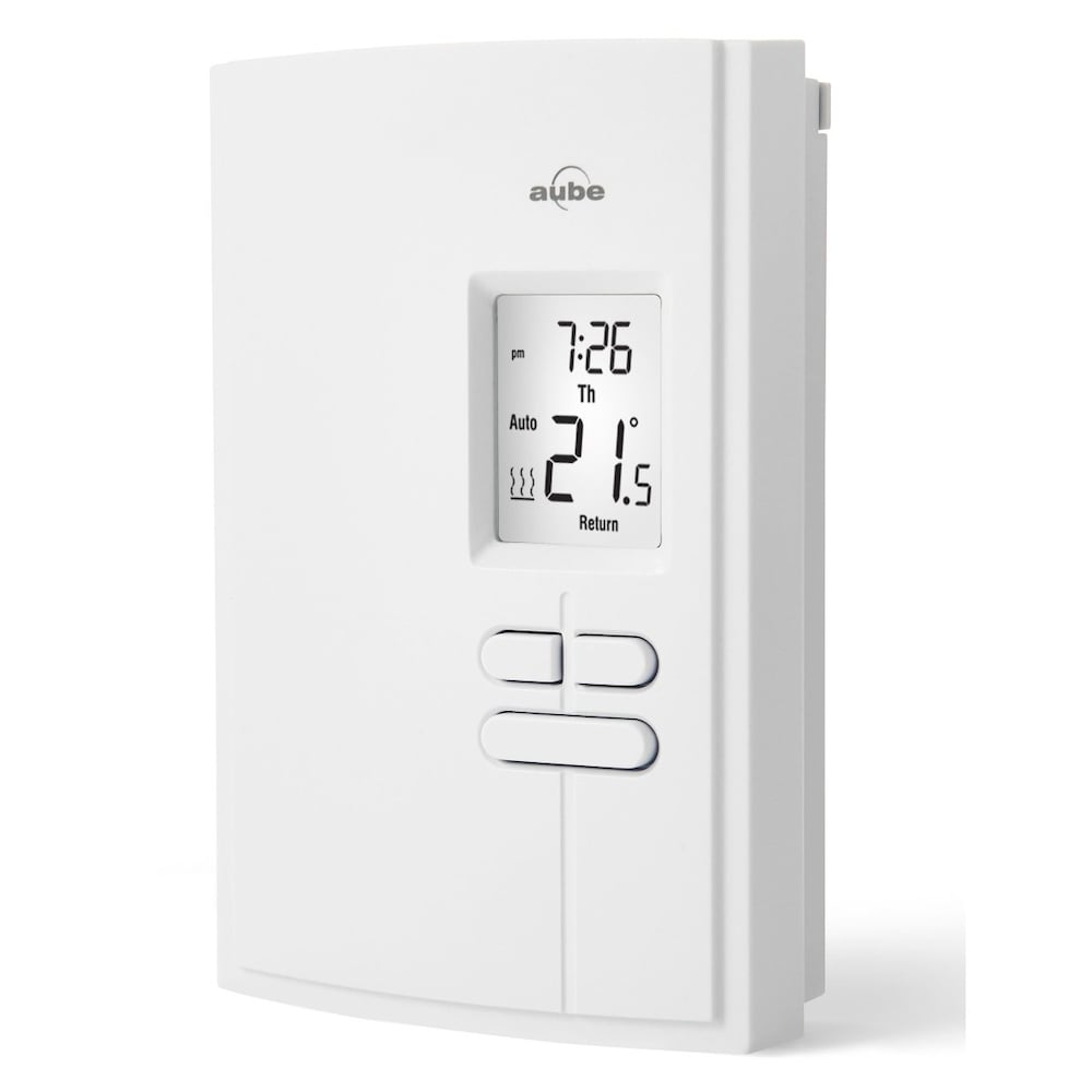 Thermostat de chauffage électrique programmable économique de 5 à 2 jours pour plinthes