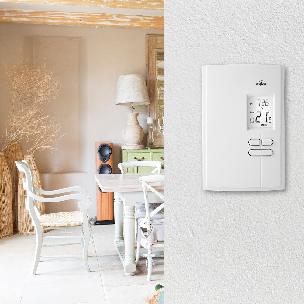 Thermostat de chauffage électrique programmable économique de 5 à 2 jours pour plinthes