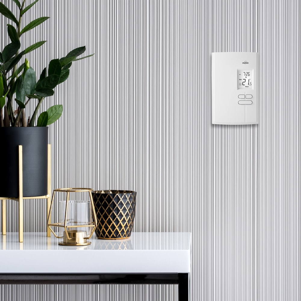 Thermostat de chauffage électrique programmable économique de 5 à 2 jours pour plinthes