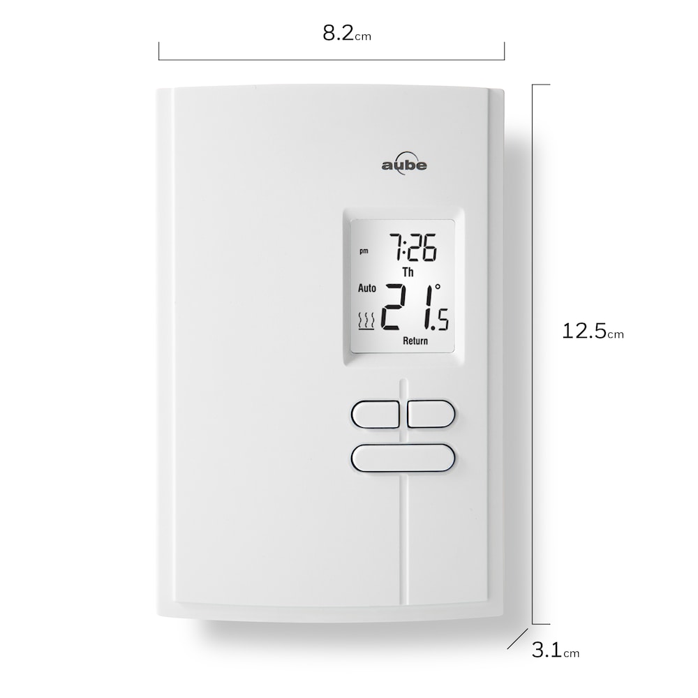 Thermostat de chauffage électrique programmable économique de 5 à 2 jours pour plinthes