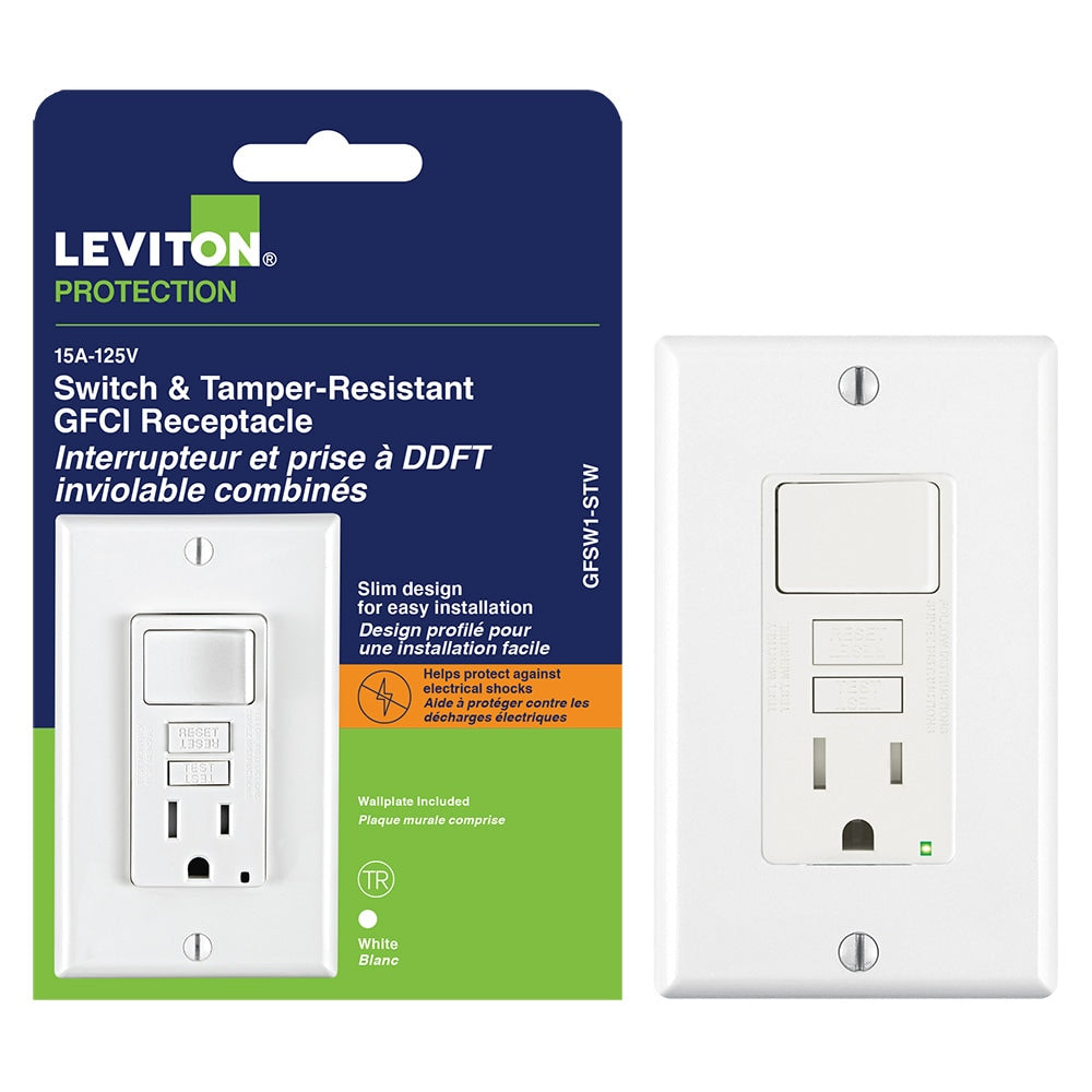 Decora 15A Switch and GFCI Receptacle