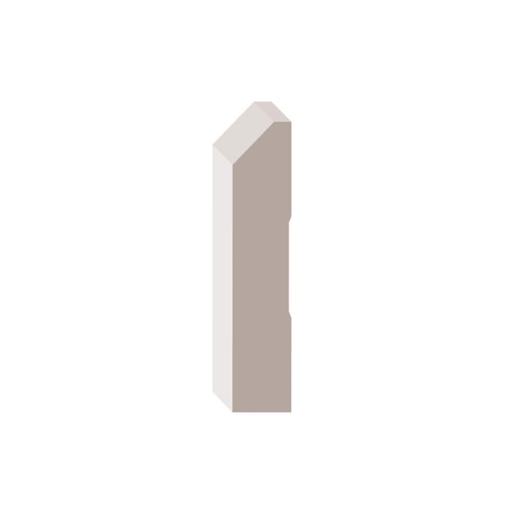 3/4-inch x 3 1/2-inch x 96-inch Modern MDF Primed Fibreboard Casing