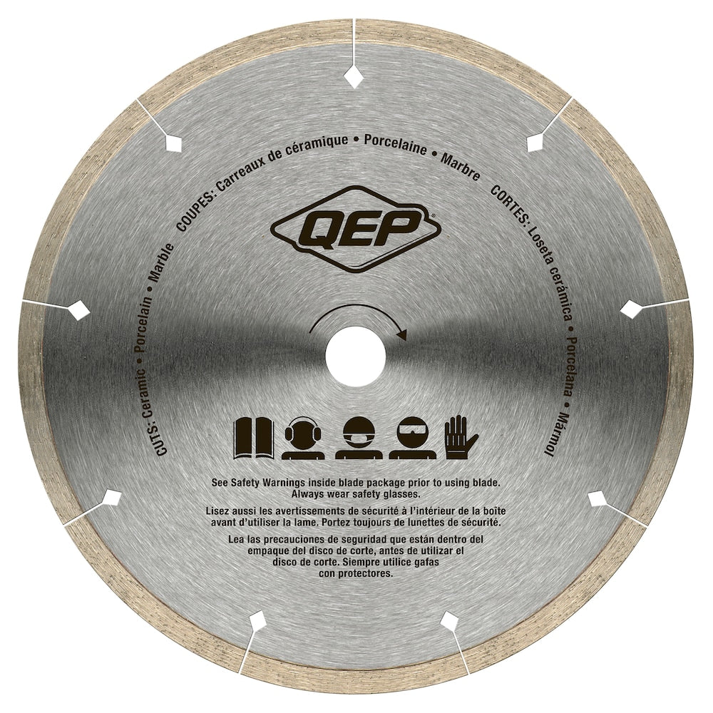 7-inch Porcelain, Ceramic, Marble and Granite Wet Cutting Diamond Blade