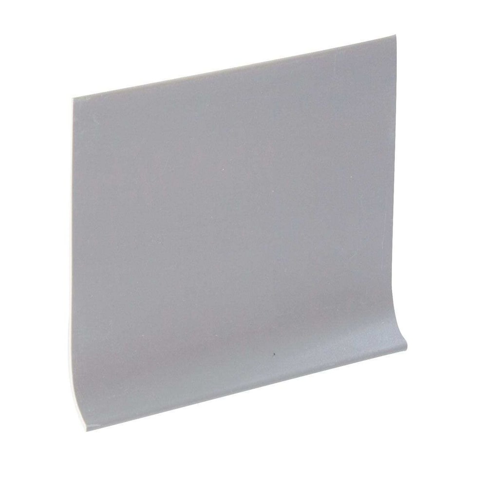 Plinthe murale en vinyle de 4 pouces - Rouleau de 120 pieds - Gris