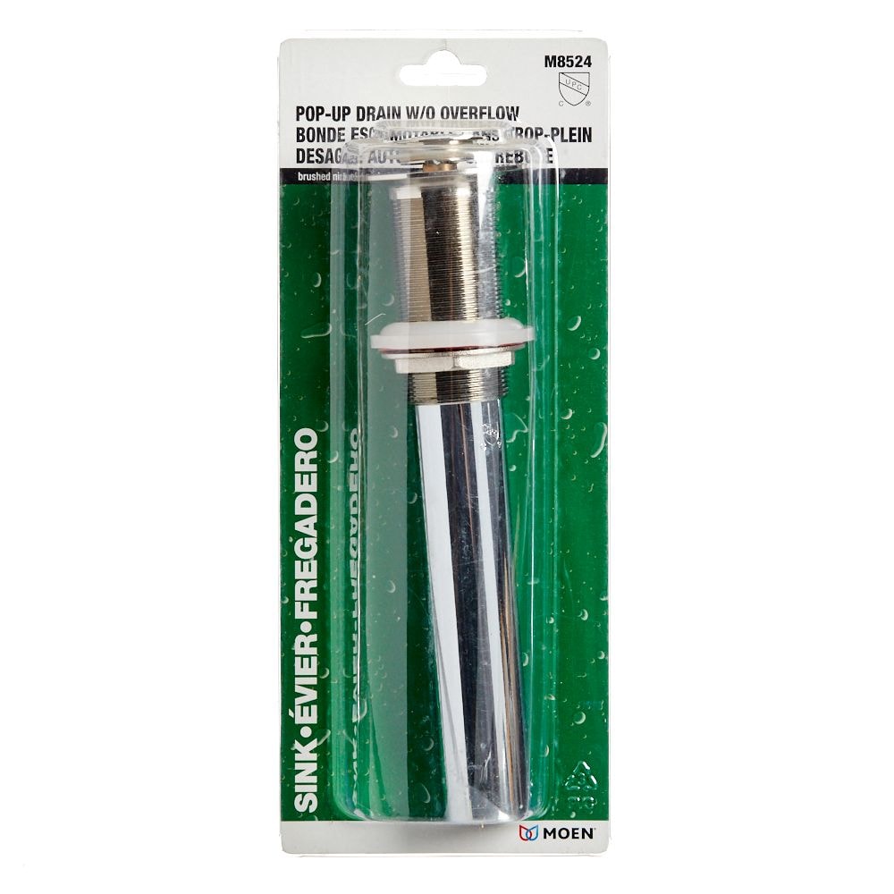 Pop-Up Drain without Overflow - Brushed Nickel