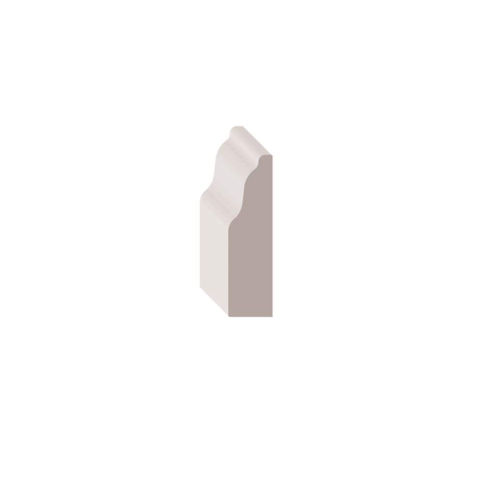 3/8-inch x 1 3/8-inch x 144-inch Colonial MDF Primed Fibreboard Stop Moulding