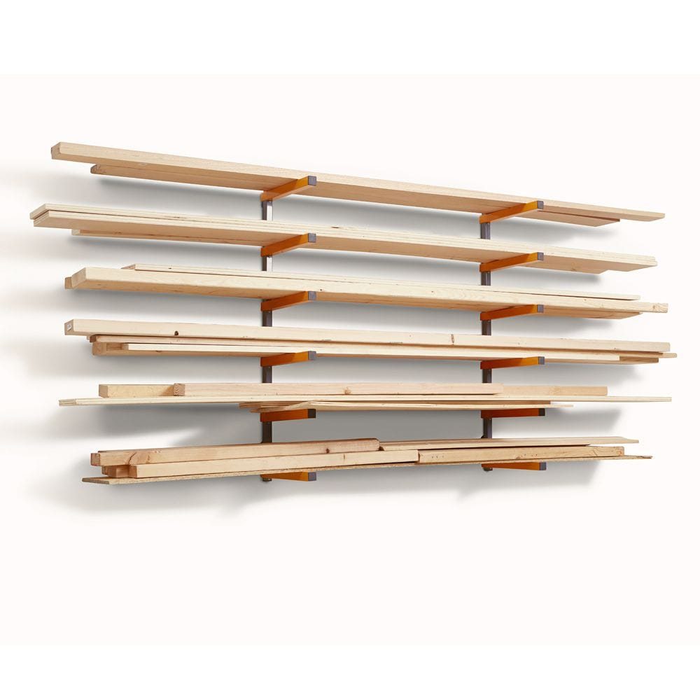 6-level Storage Rack, Orange