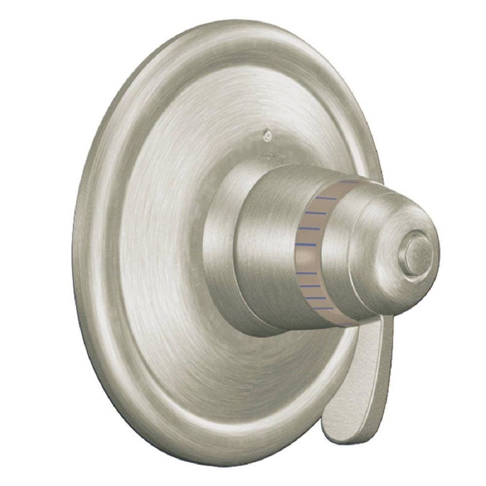 ExactTemp 1-Handle Thermostatic Valve Trim Kit in Brushed Nickel (Valve Not Included)