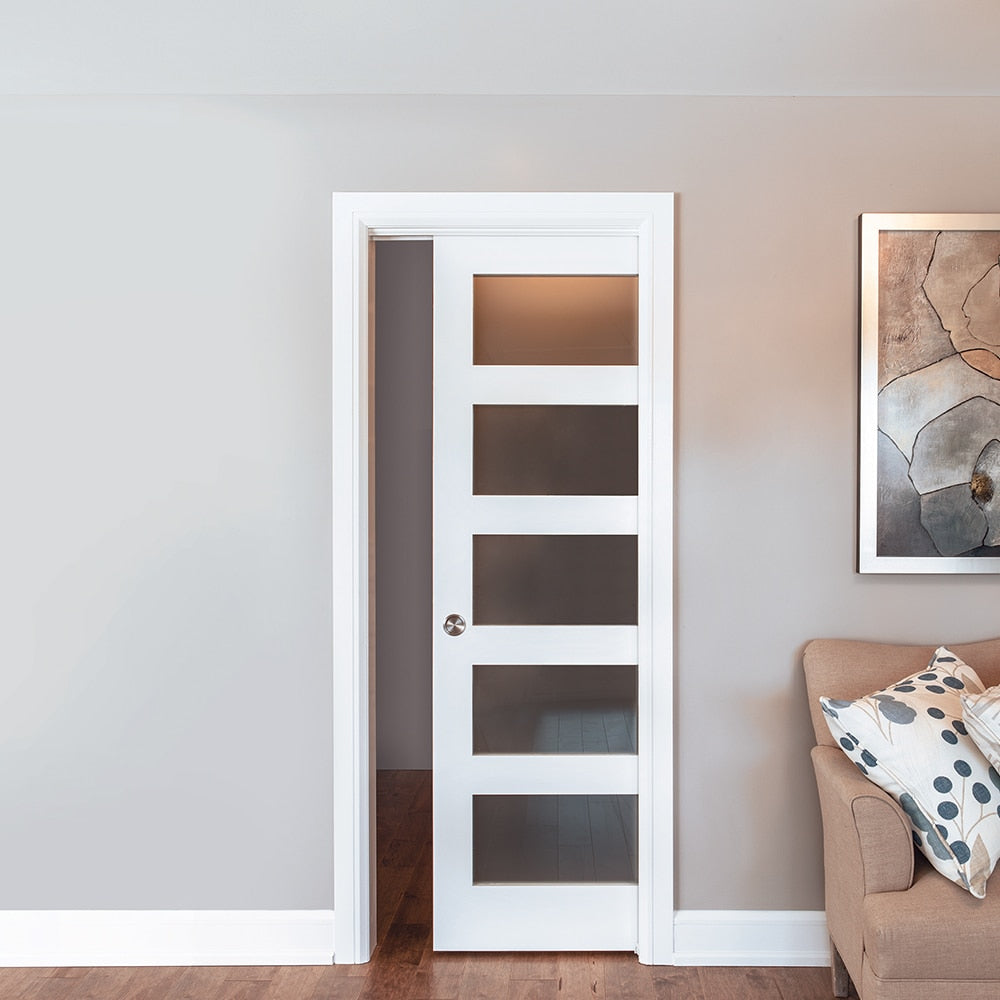 Rail de cadre de porte escamotable de 68 3/4 po