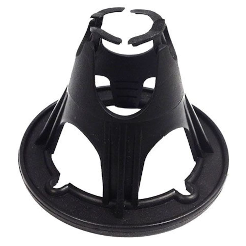 Chaises d'armature en plastique de 1 1/2 à 2 pouces en noir (50 pièces)