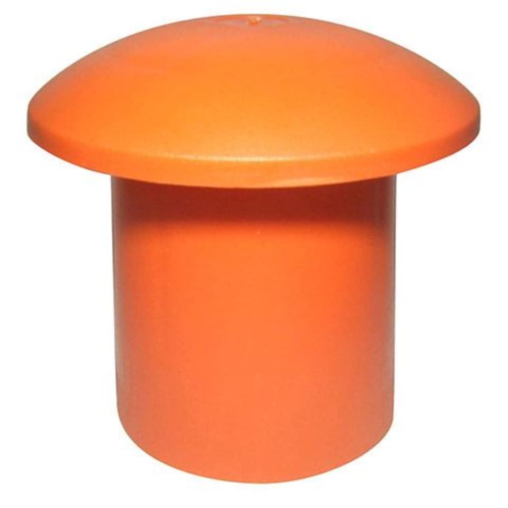 Embout de sécurité pour barres d'armature en plastique orange