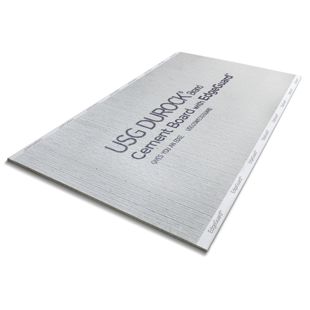 Panneau de ciment avec sous-couche EdgeGuard 1/4 po x 3 pi x 5 pi