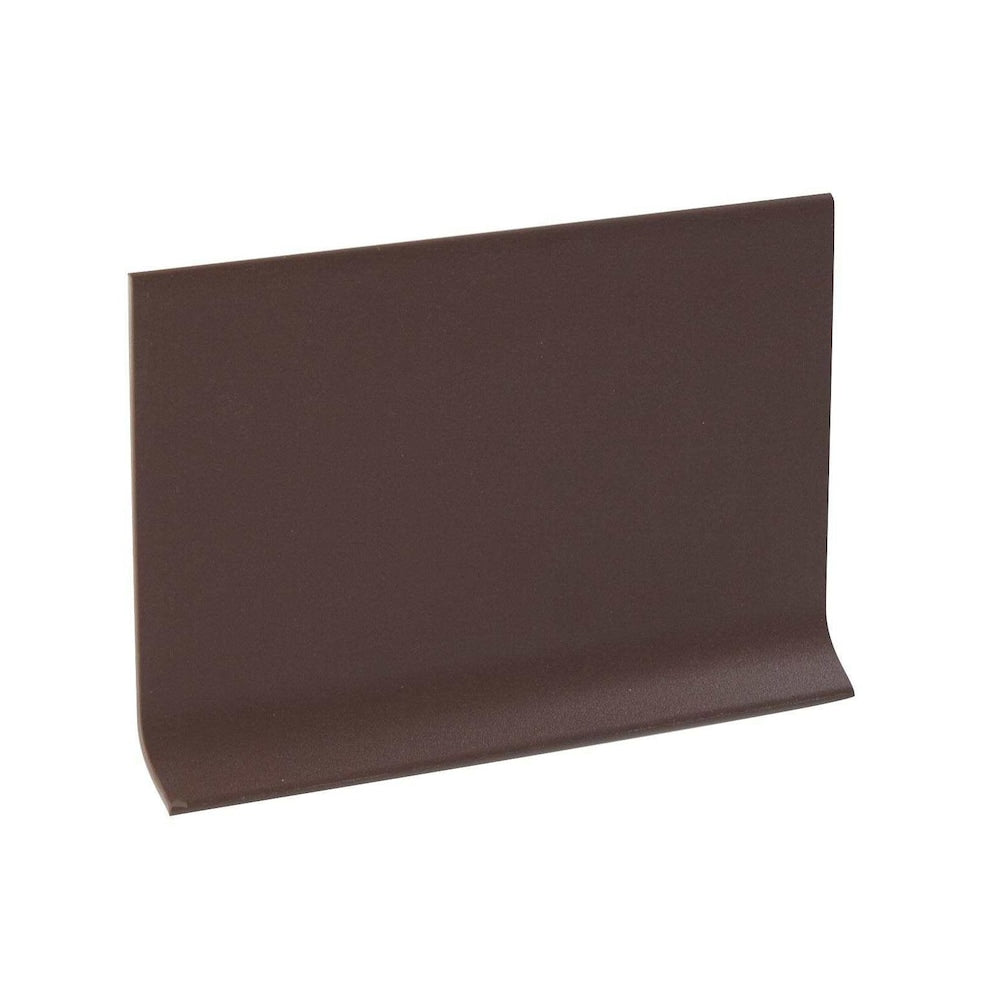 4 inch Rubber Wall Base- 100Ft Rolls - Brown