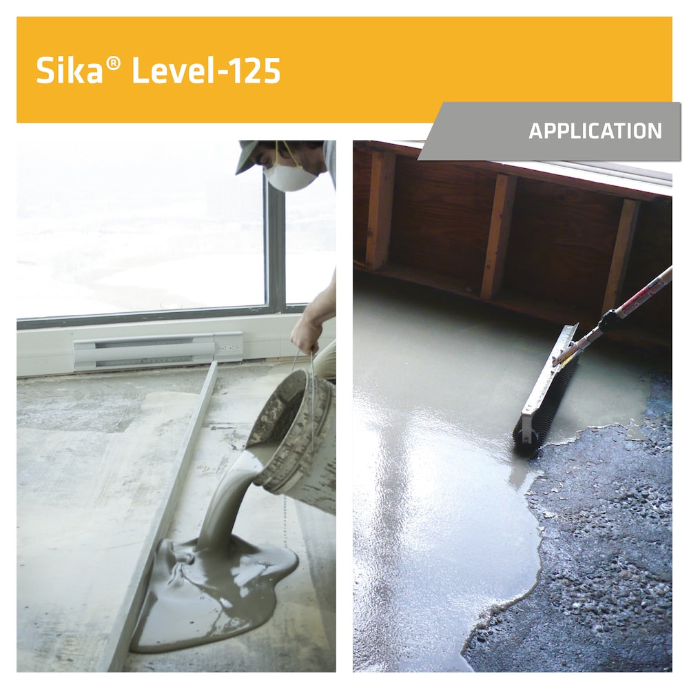 Level-125CA, 22,7 kg, ciment autonivelant, sous-couche monocomposant pour projets intérieurs