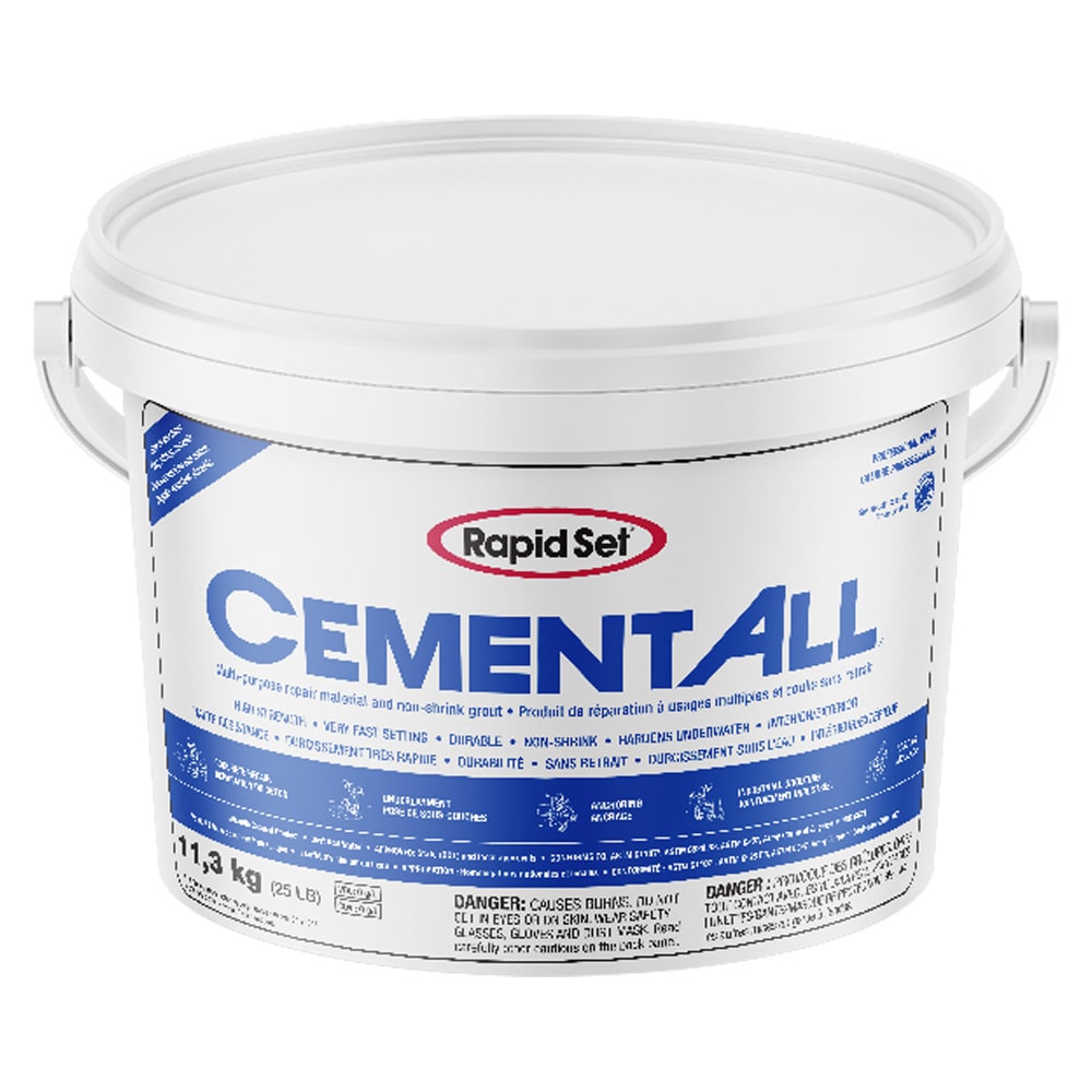 CEMENT ALL, 11,3 kg, béton multi-usages haute performance, matériau de réparation de ciment
