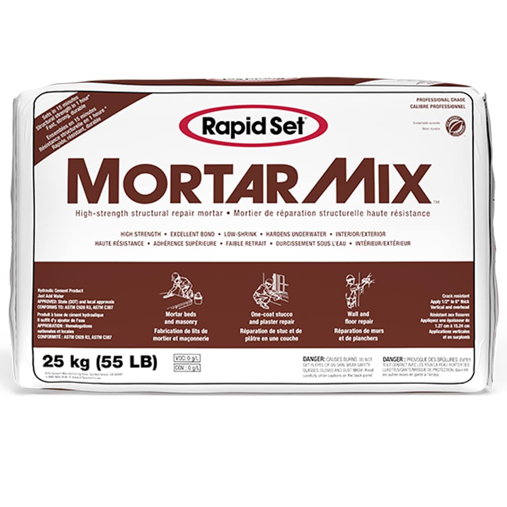 MÉLANGE DE MORTIER, 25 kg, haute durabilité - Béton, ciment, applications verticales et aériennes