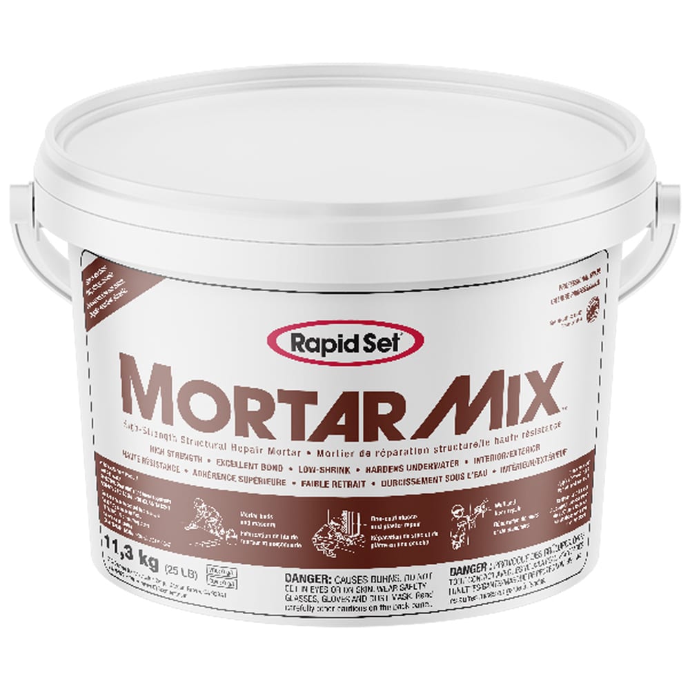 MÉLANGE DE MORTIER, 11,3 kg, haute durabilité - Béton, ciment, applications verticales et aériennes