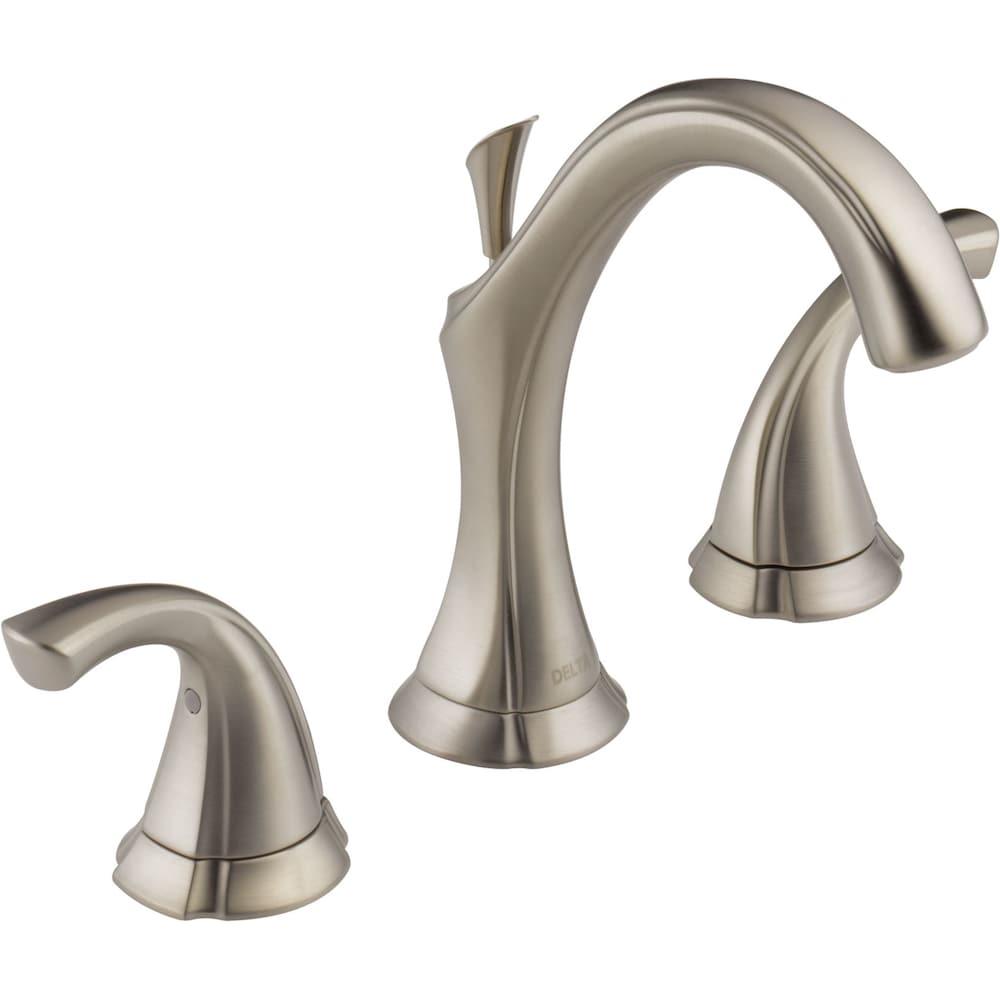 Addison Widespread (8-inch) 2-Handle High Arc Bathroom Faucet in Stainless Steel with Lever Handles