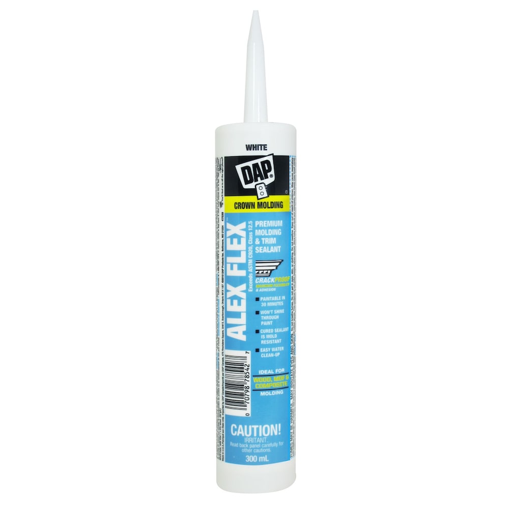 ALEX FLEX® Premium Acrylic Latex Sealant for Moulding & Trim White 300 mL