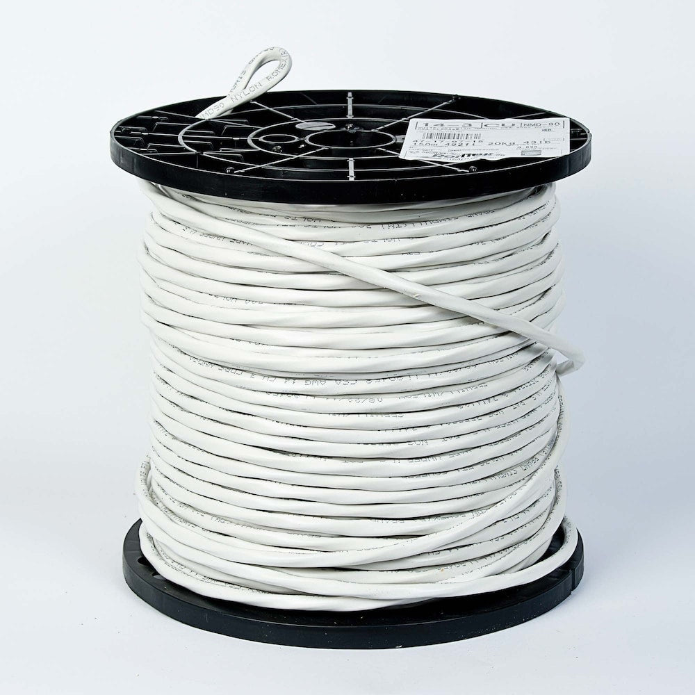 14/3 NMD90 150M Romex SIMpull Electrical Wire - White
