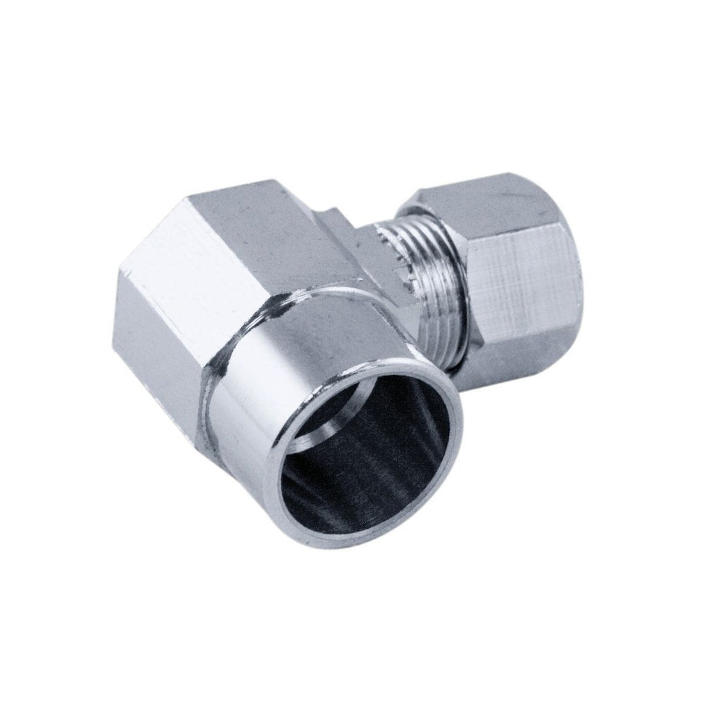 Raccord d'alimentation 1/2 pouce angle de soudure en laiton chromé sans plomb