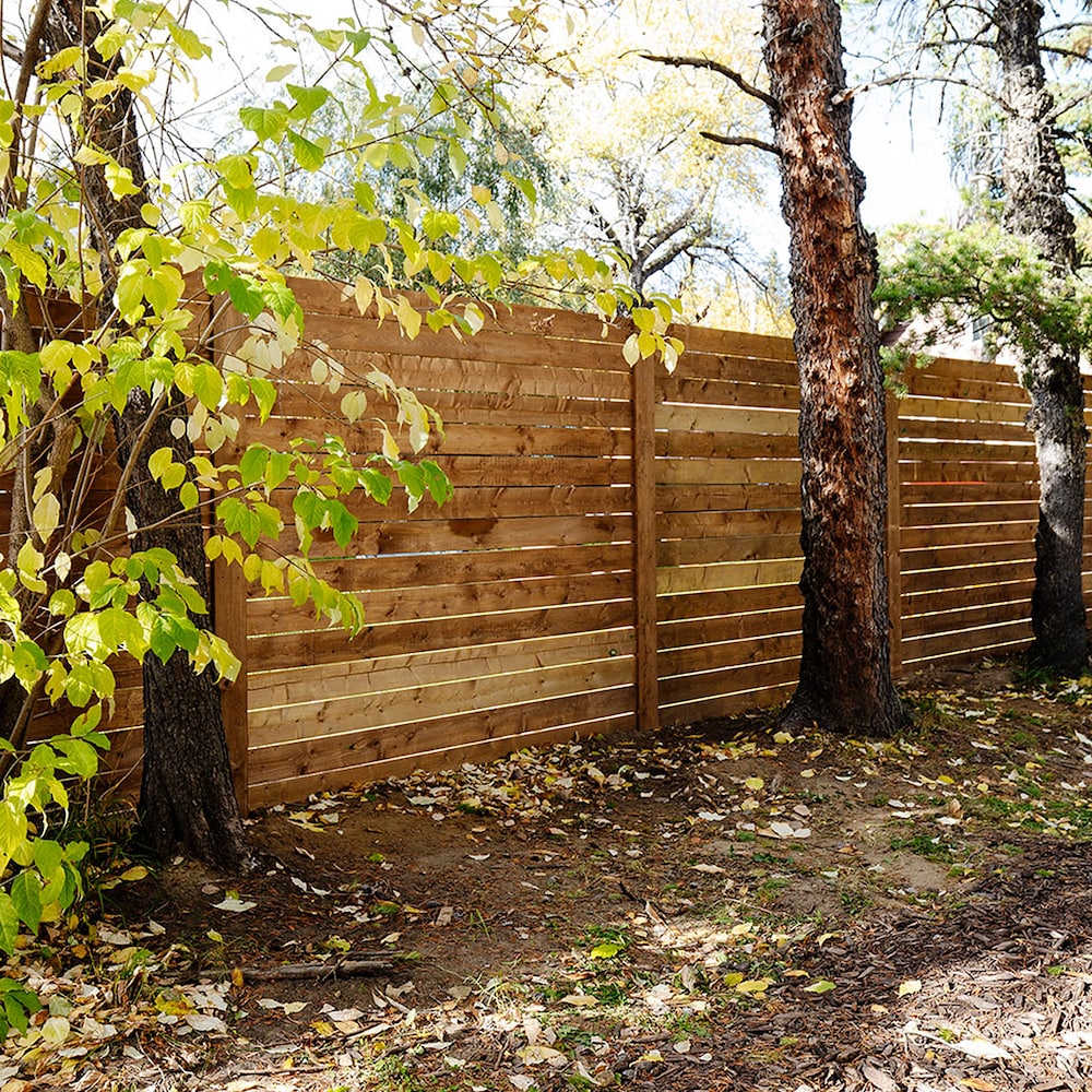 Planche de clôture en bois traité sous pression de 1 x 6 x 5 pi
