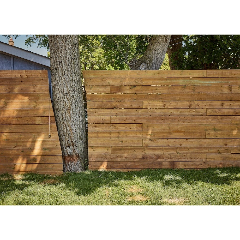 Planche de clôture en bois traité sous pression de 1 x 6 x 5 pi