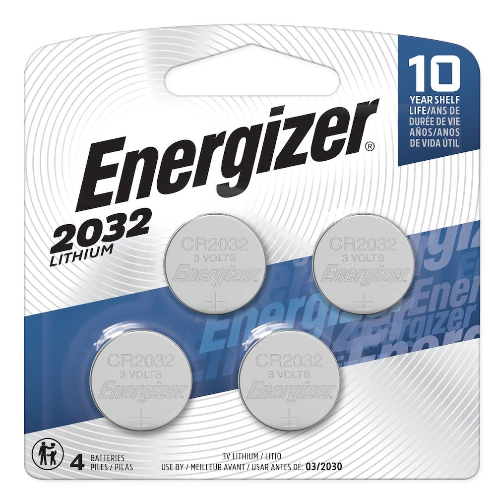 2032 Lithium Coin Battery, 4 Pack