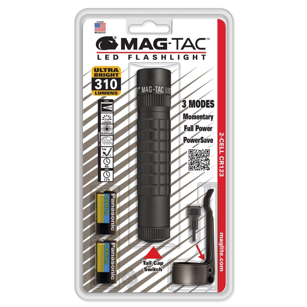 Mag-Tac 2-Cell LED Flashlight - Black