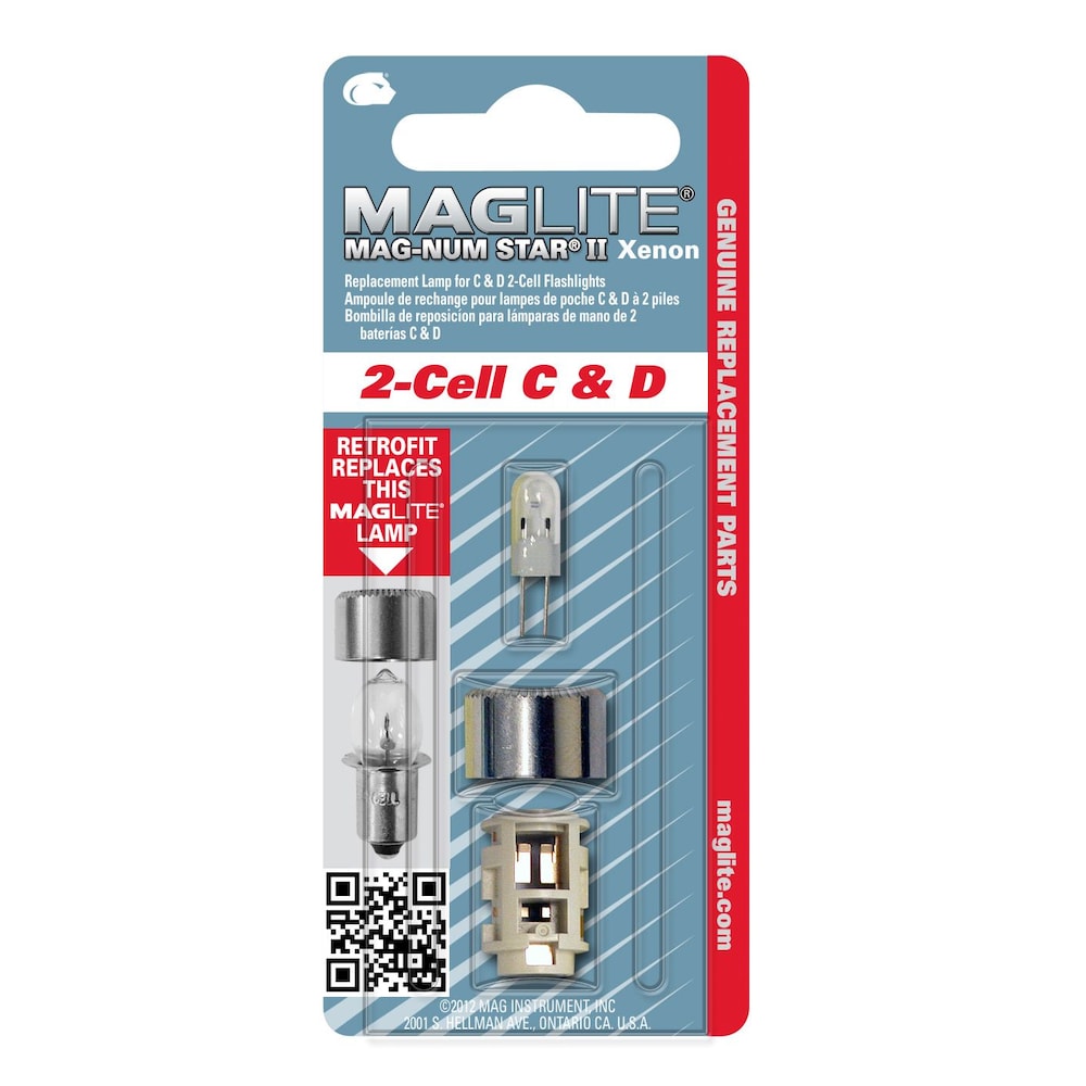 C or D 2-Cell Replacement Lamp