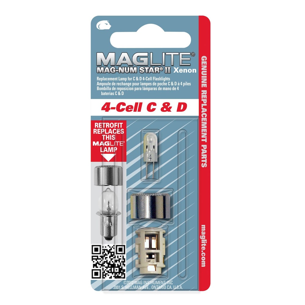 C or D 4-Cell Replacement Lamp